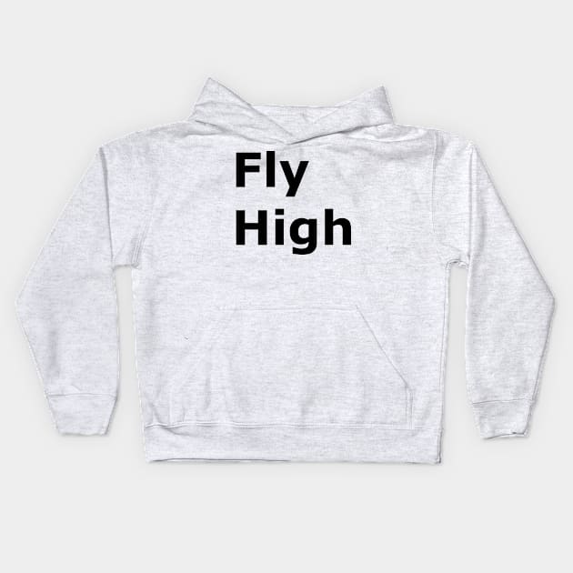 Fly High Kids Hoodie by Quarantique